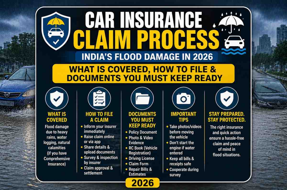 Car Insurance Claim Process India's flood damage
