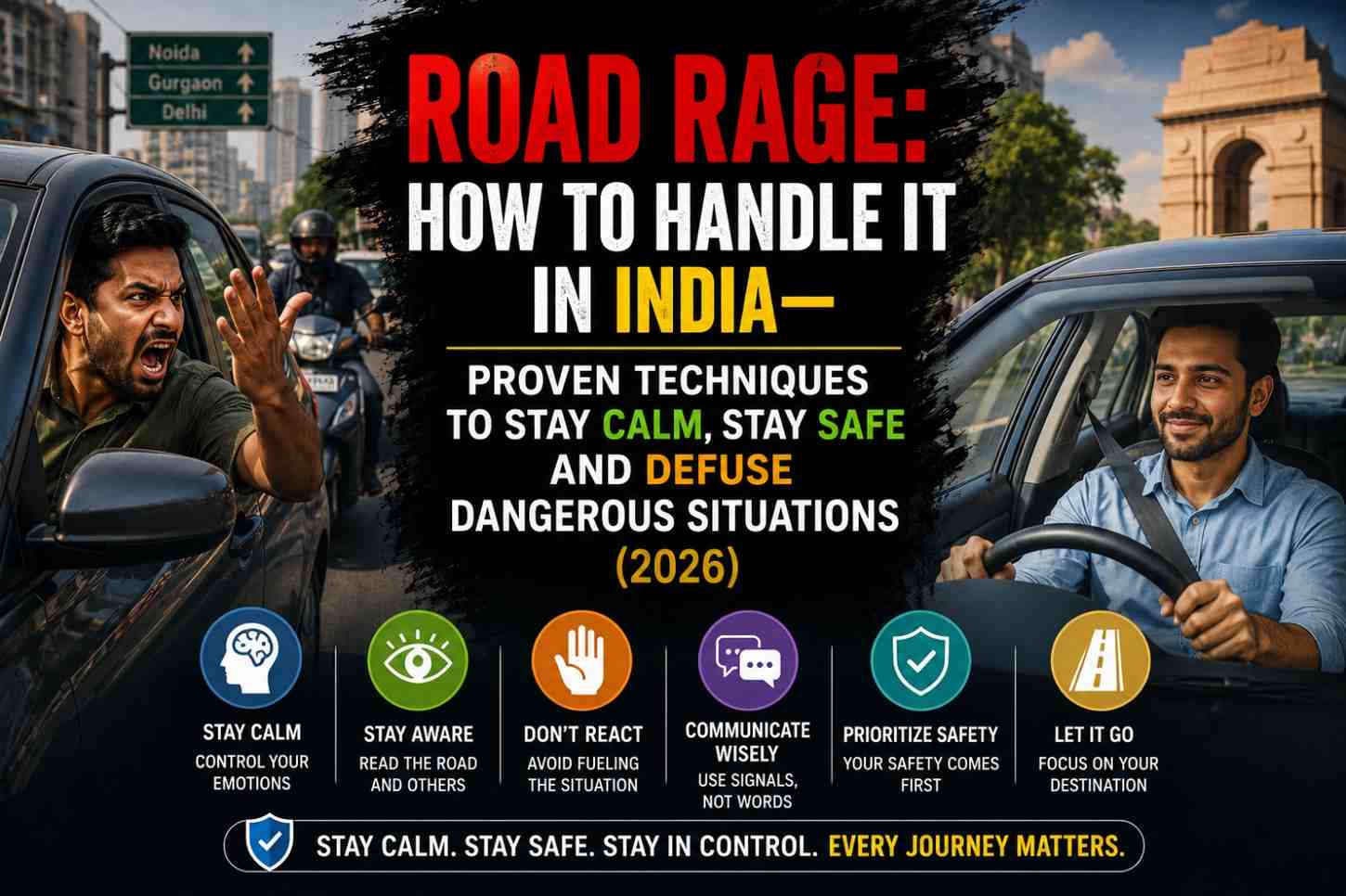 Road Rage: How to Handle It in India—Proven Techniques to Stay Calm, Stay Safe and Defuse Dangerous Situations (2026)